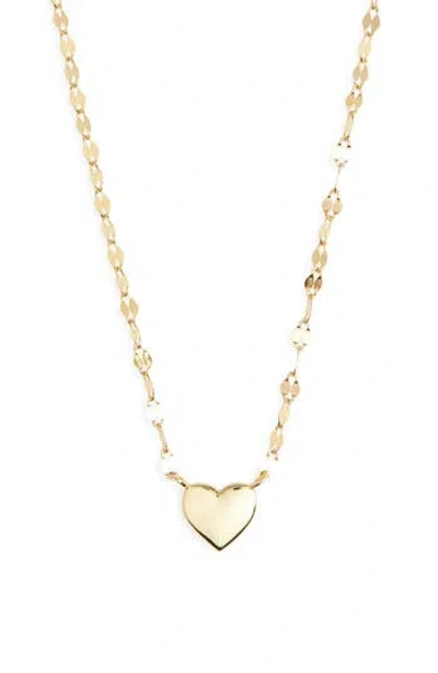 Argento Vivo Heart Kiss Chain Necklace In Gold