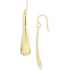 Argento Vivo Long Scoop Drop Earrings
