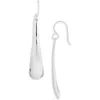 Argento Vivo Long Scoop Drop Earrings