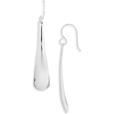 Argento Vivo Long Scoop Drop Earrings