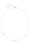Argento Vivo Modern Relic Frontal Necklace In Gold
