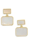 Argento Vivo Mother-of-pearl Tableau Drop Earrings