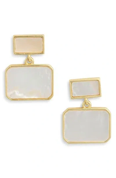 Argento Vivo Mother-of-pearl Tableau Drop Earrings