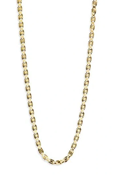 Argento Vivo Oval Interlock Chain Necklace In Gold