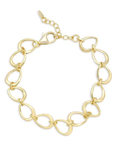 Argento Vivo Oval Link Bracelet In Gold