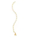 Argento Vivo Paperclip Link Bracelet In Gold