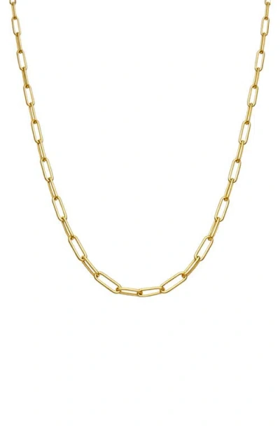 Argento Vivo Paperclip Necklace In Gold