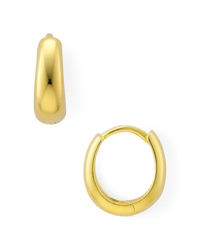 ARGENTO VIVO PUFFY HUGGIE HOOP EARRINGS IN STERLING SILVER OR 18K GOLD-PLATED STERLING SILVER,117047G