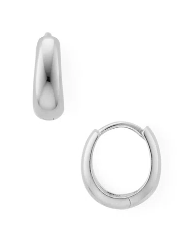 ARGENTO VIVO PUFFY HUGGIE HOOP EARRINGS IN STERLING SILVER OR 18K GOLD-PLATED STERLING SILVER,117047