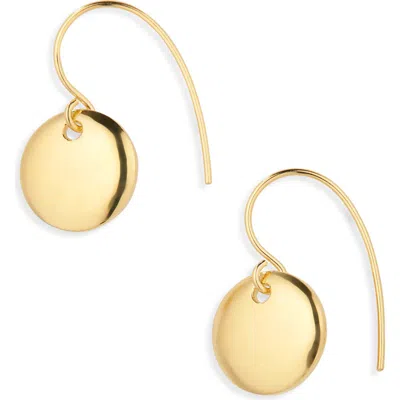 Argento Vivo Round Disc Earrings