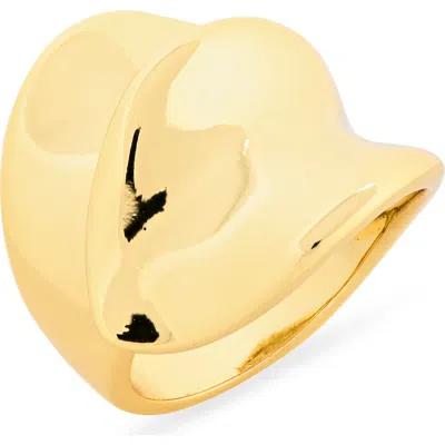 Argento Vivo Sculpted Statement Ring In Gold