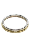 Argento Vivo Set Of 2 Hammered Bangles