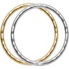 Argento Vivo Set Of 2 Oval Hammered Bangles