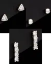Argento Vivo Set Of 10 Huggie Studs