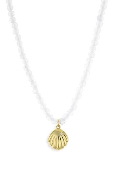 Argento Vivo Shell Necklace In White