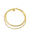 Argento Vivo Silver Bracelet In Gold