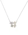 Argento Vivo Silver Cz All Luck Necklace