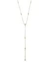Argento Vivo Cubic Zirconia Station Y-necklace In Gold