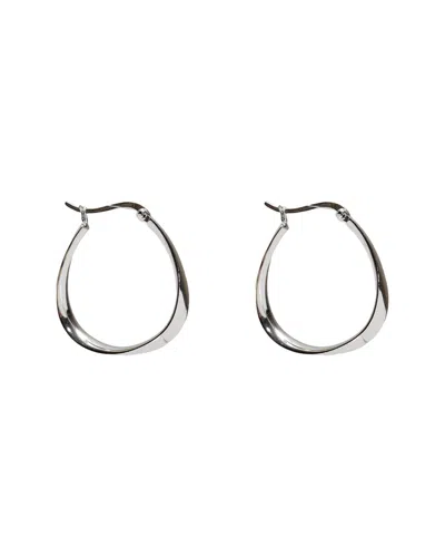 Argento Vivo Silver Hoop Earrings