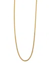 Argento Vivo Flat Cable Chain Necklace In Gold