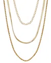 Argento Vivo Silver Necklace In Gold