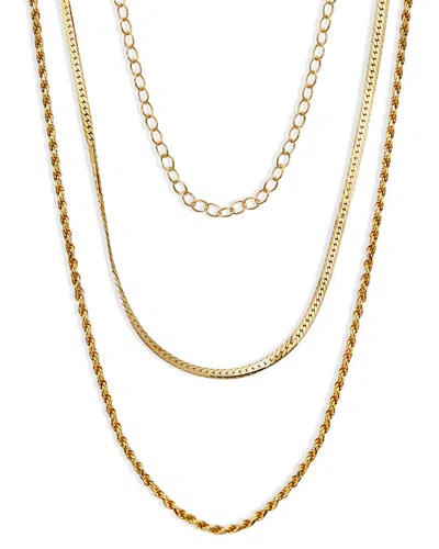 Argento Vivo Silver Necklace In Gold
