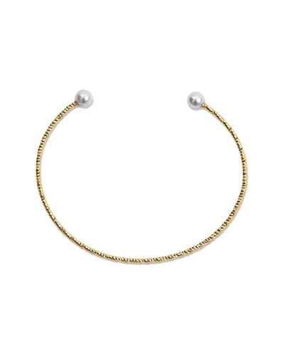 Argento Vivo Silver Pearl Cuff Bracelet