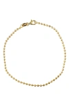 ARGENTO VIVO STERLING SILVER BALL CHAIN BRACELET