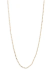 Argento Vivo Sterling Silver Chain Necklace In Gold