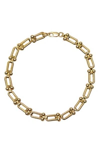 Argento Vivo Sterling Silver Elongated U Chain Bracelet