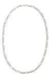 Argento Vivo Figaro Chain Necklace In Silver