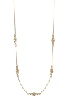 Argento Vivo Sterling Silver Filigree Station Necklace
