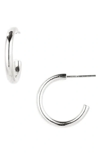 Argento Vivo Sterling Silver Hoop Earrings