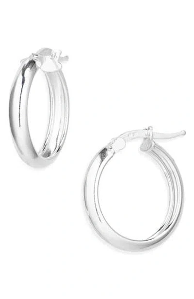 Argento Vivo Sterling Silver Hoop Earrings