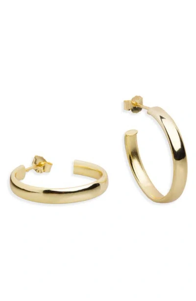 ARGENTO VIVO ARGENTO VIVO STERLING SILVER HOOP EARRINGS