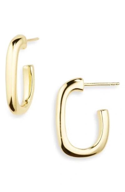 Argento Vivo Sterling Silver Hoop Earrings In Gold