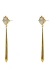 Argento Vivo Linear Drop Earrings In Gold