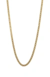 Argento Vivo Sterling Silver Mesh Chain Necklace In Gold
