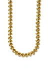 Argento Vivo Sterling Silver Mini San Marco Chain Necklace In Gold