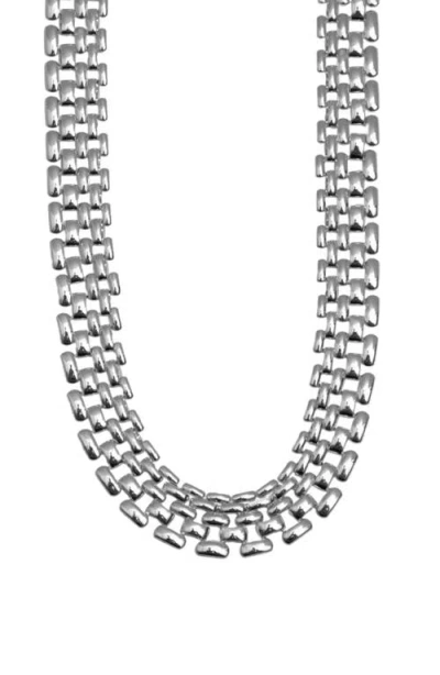 Argento Vivo Sterling Silver Panthera Collar Necklace