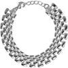 Argento Vivo Sterling Silver Panthera Link Bracelet