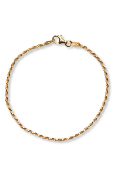 Argento Vivo Sterling Silver Rope Chain Bracelet