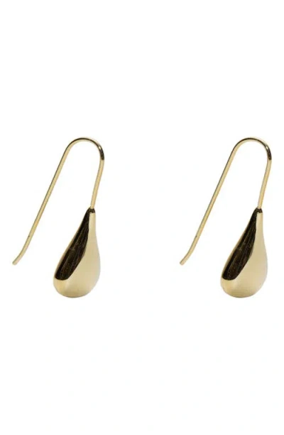 Argento Vivo Sterling Silver Sailaway Teardrop Drop Earrings In Gold