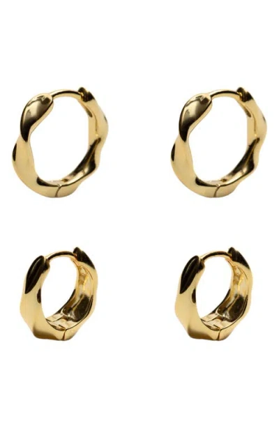 Argento Vivo Sterling Silver Set Of 2 Twisted Hoop Earrings