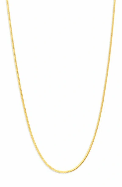 Argento Vivo Sterling Silver Snake Chain Necklace In Gold
