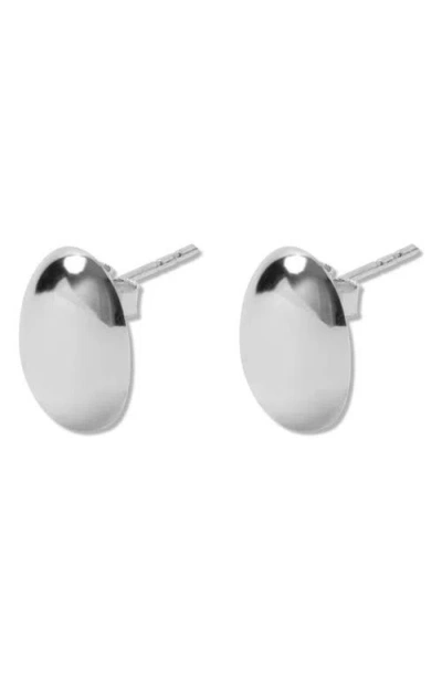 Argento Vivo Sterling Silver Statement Oval Stud Earrings