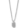 Argento Vivo Sterling Silver Tag Pendant Necklace In Silver