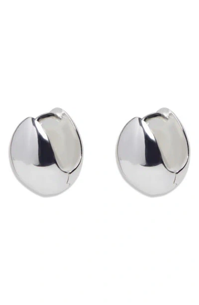 Argento Vivo Sterling Silver Teardrop Stud Earrings In Silver