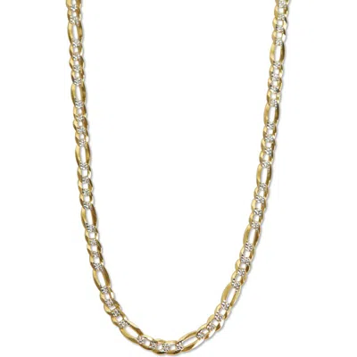 ARGENTO VIVO ARGENTO VIVO STERLING SILVER TWO-TONE FIGARO CHAIN NECKLACE