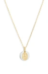 Argento Vivo Sterling Silver Two Tone Religious Pendant Necklace In Gold/silver